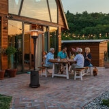 Fire Sense, Calefactor de Gas para exterior color negro