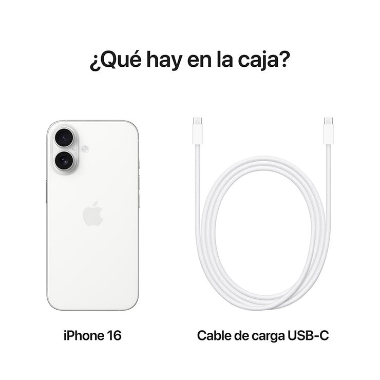 Apple iPhone 16 256GB Blanco