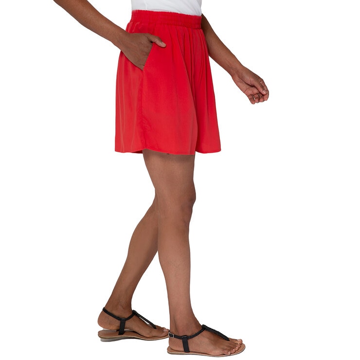 Mario Serrani Italy Shorts para Dama Rojo Chica