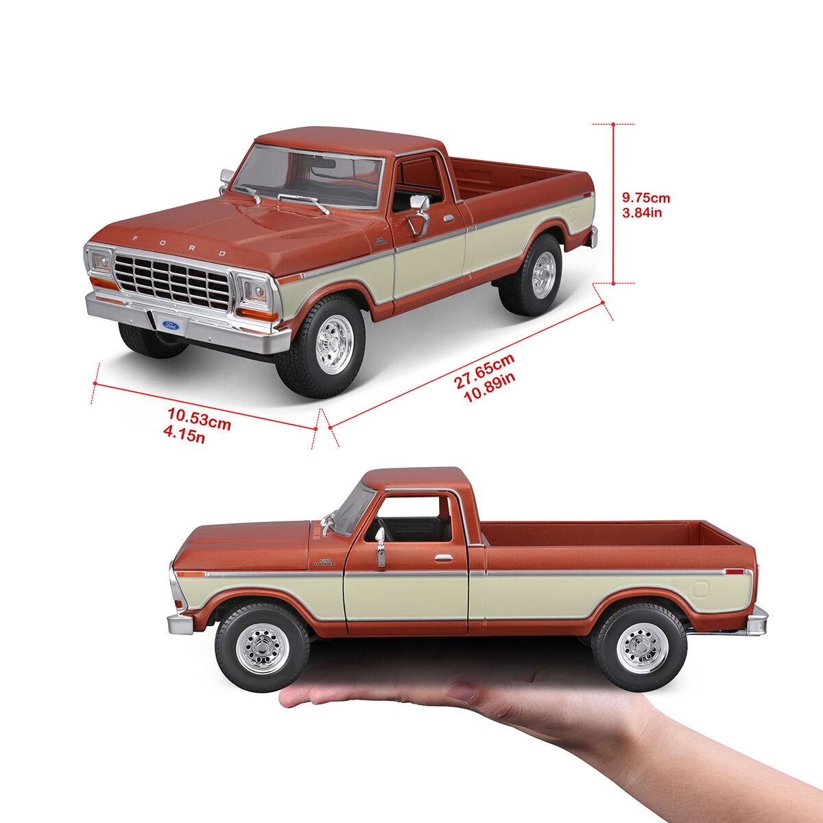 Maisto Autos de Colección Escala 1:18 - 1979 Pick Up Truck