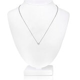Collar de Diamantes 0.14 CTW, con Dije de Corazón , Oro 14K