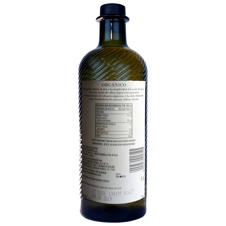 Aceite de Oliva Extra Virgen Orgánico Carapelli 1L Costco México