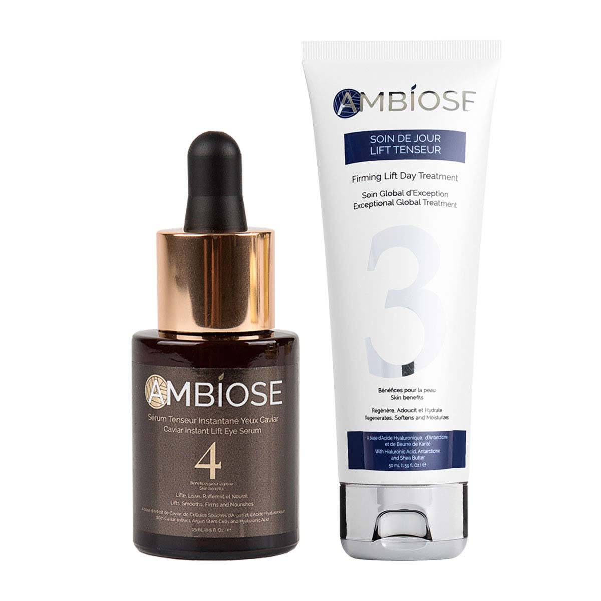 Ambiose, 1 Tratamiento Facial de Día Lift Tensor y Sérum de Ojos Caviar