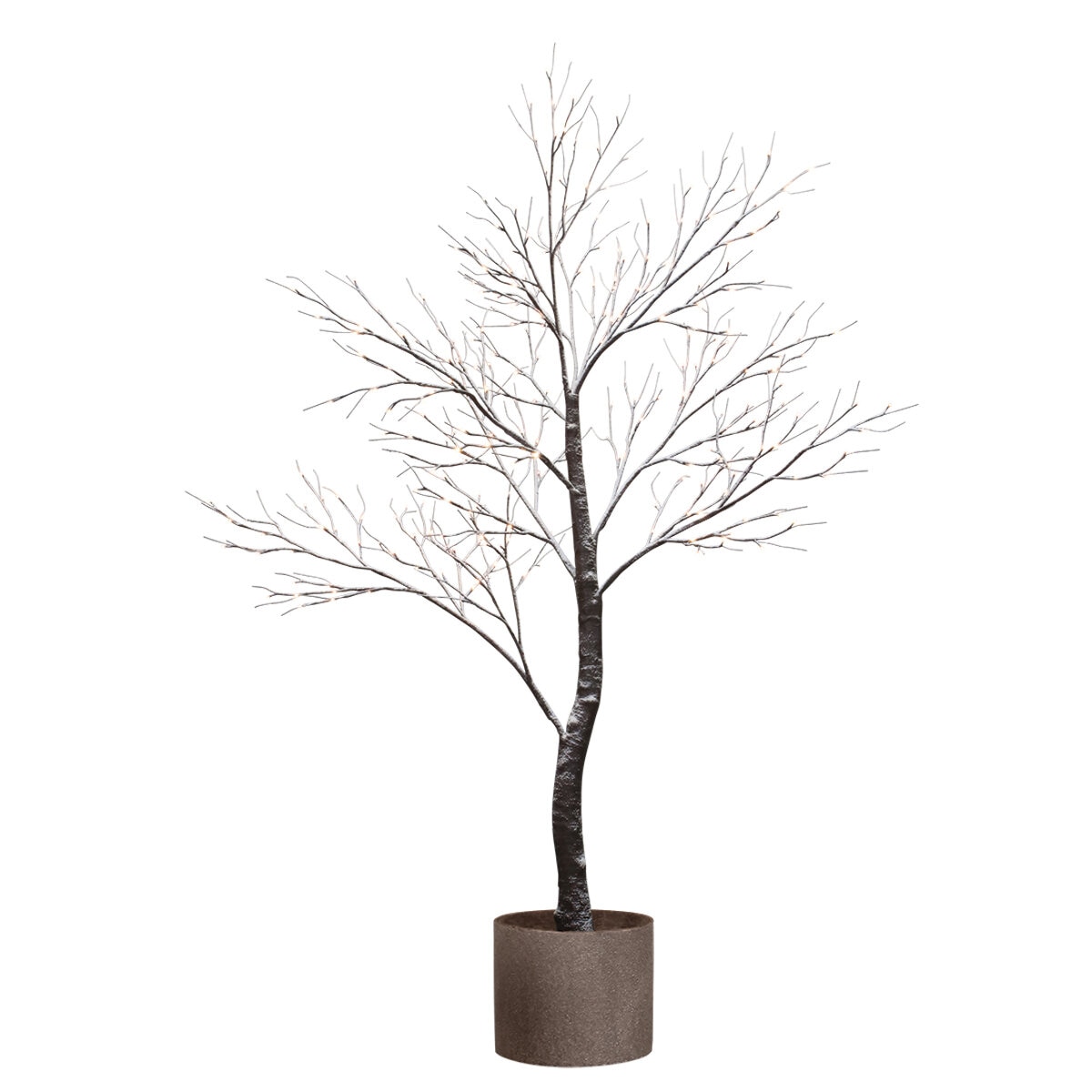 Árbol Iluminado en Maceta con 280 Luces LED, 2.1m