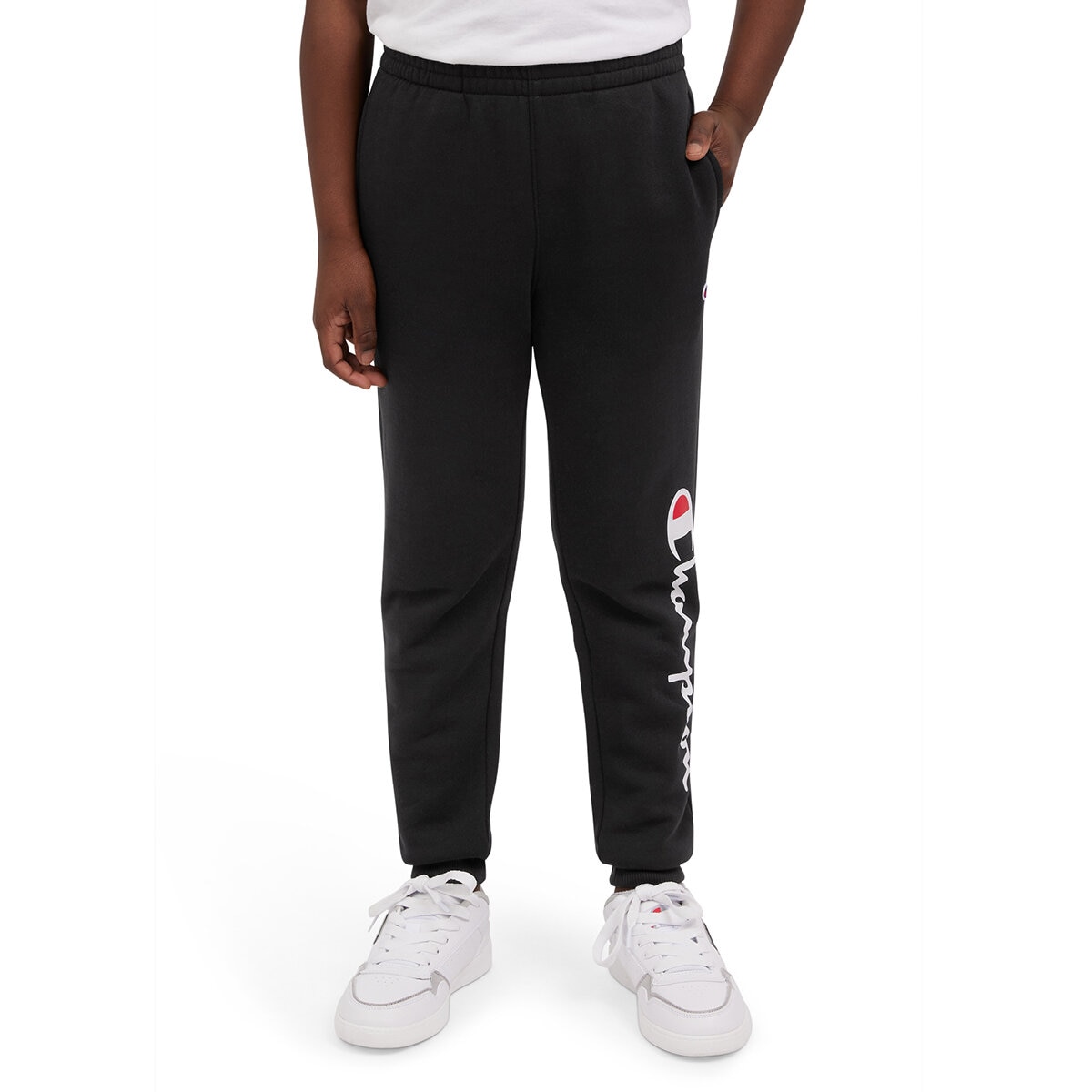 Champion Pantalón deportivo para Niños y Niñas Negro 7 / 8 Años