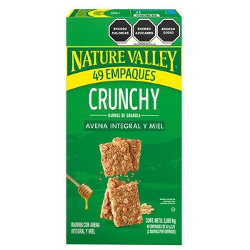Nature Valley Barras de Granola 49pzas de 22g c/u