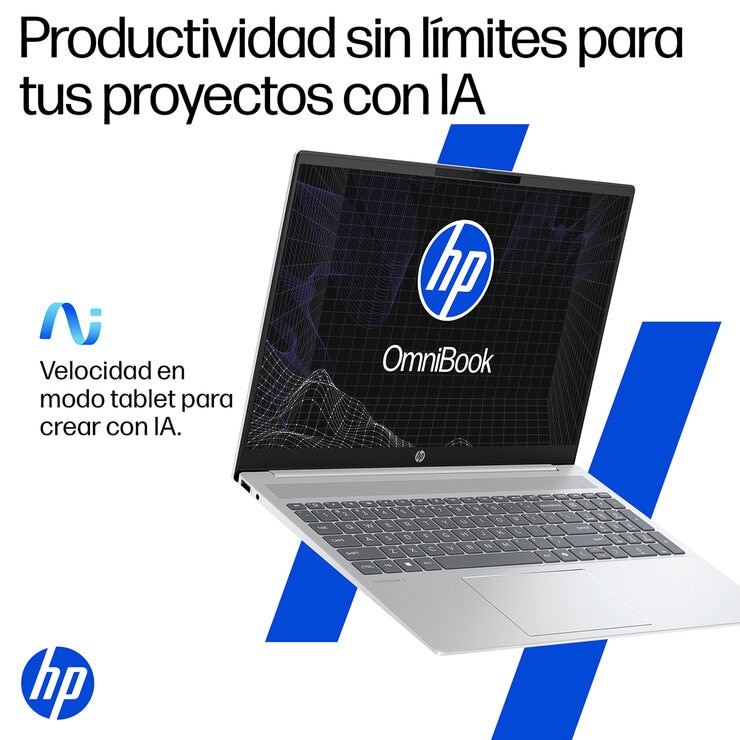 HP 16-af1053la Omnibook 5 AI Laptop 16" 2K OLED Intel Core Ultra 5-225U 16GB 512GB SSD - 12 Meses M365 Personal