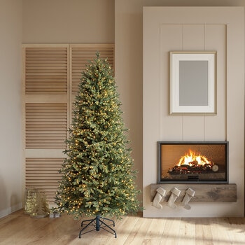 Árbol de Navidad Pre-Iluminado 1.9m con 1,200 Luces Radiant Micro LED