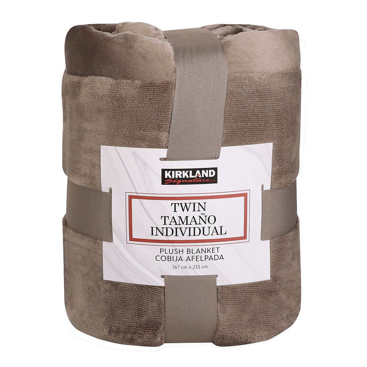Kirkland Signature,Cobija, Tamaño Individual, Café