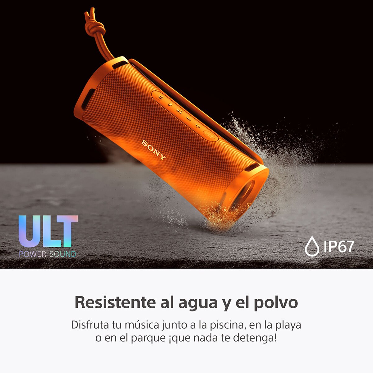 Sony Ult Field 1 Bocina Bluetooth Portátil Naranja