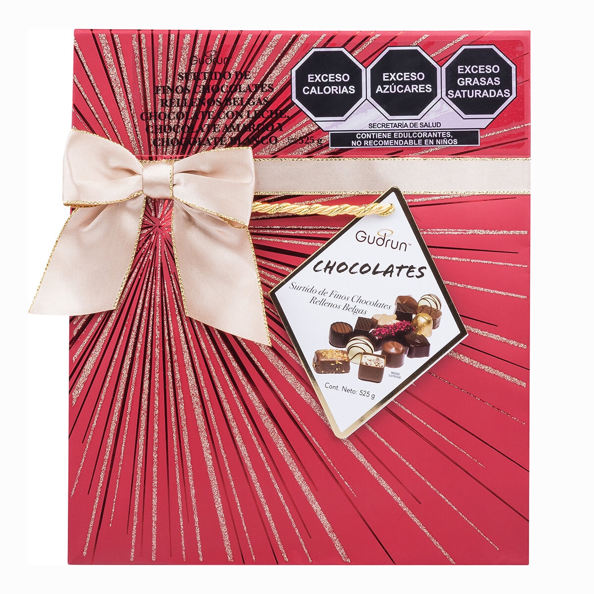 Gudrun Surtido de Finos Chocolates Belgas Rellenos 520 g