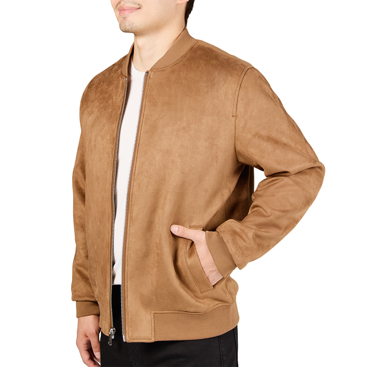 Infinity Linearflex Chamarra para Caballero Café Grande