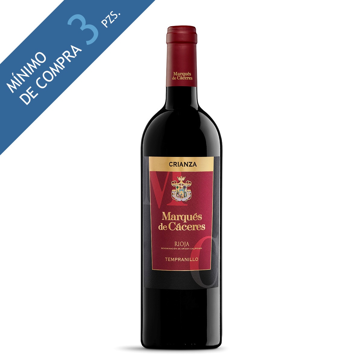 Marqués de Cáceres Crianza vino tinto 750ml
