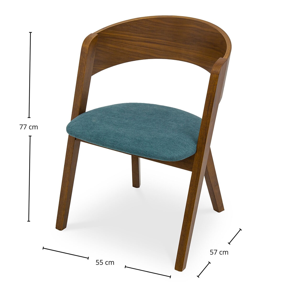 Tamarindo, Sillas de Tela Turquesa