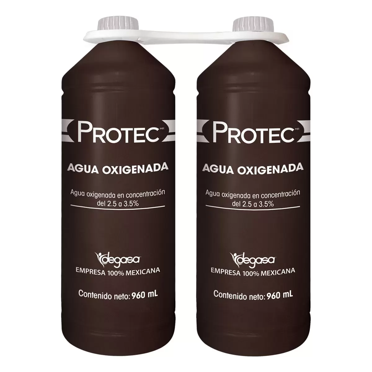 Degasa Agua Oxigenada 2 Piezas 960 ml c/u