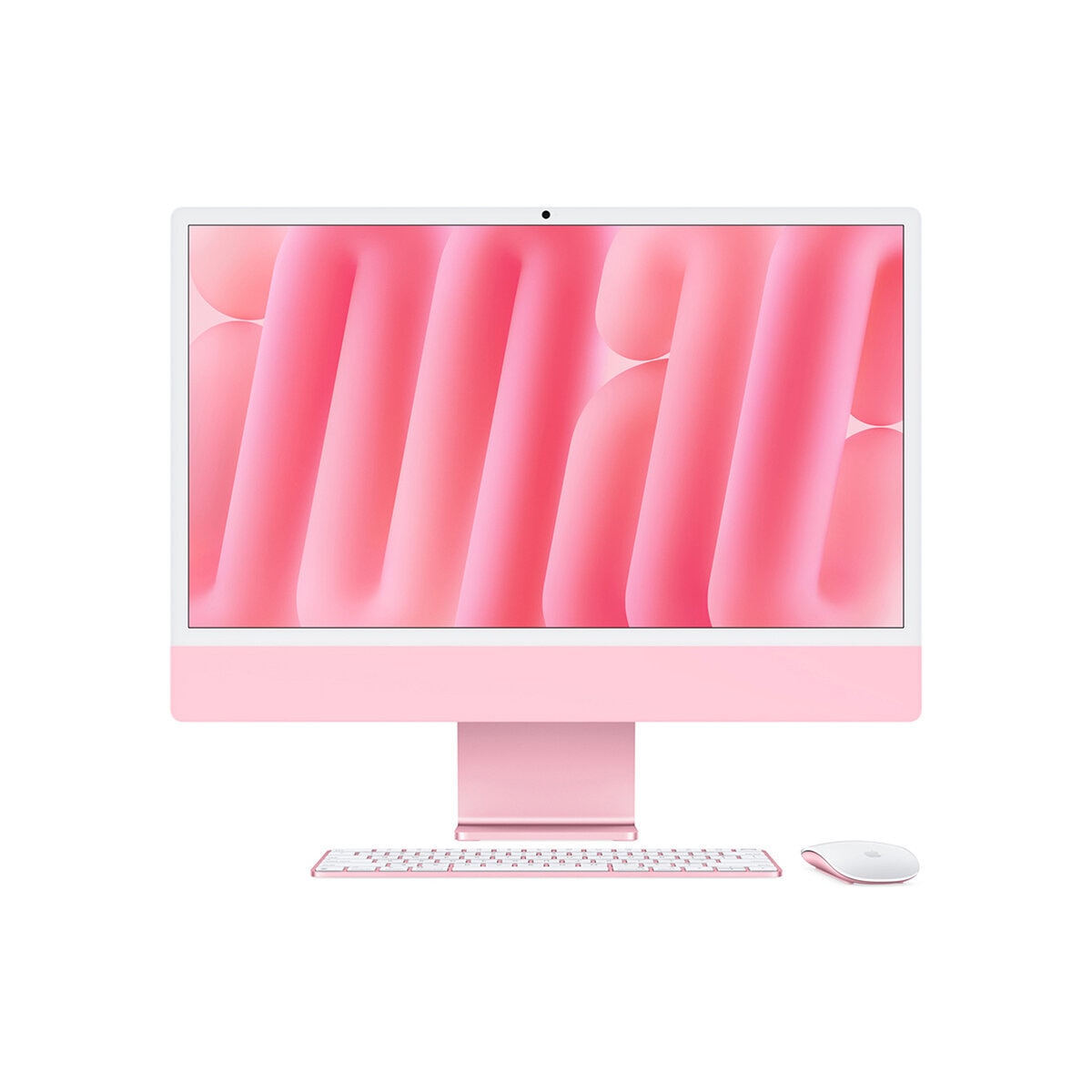 Apple iMac 24" 256GB 4.5K Chip M4 Rosa CPU de 10 Núcleos GPU de 10 Núcleos Memoria Unificada de 16GB.