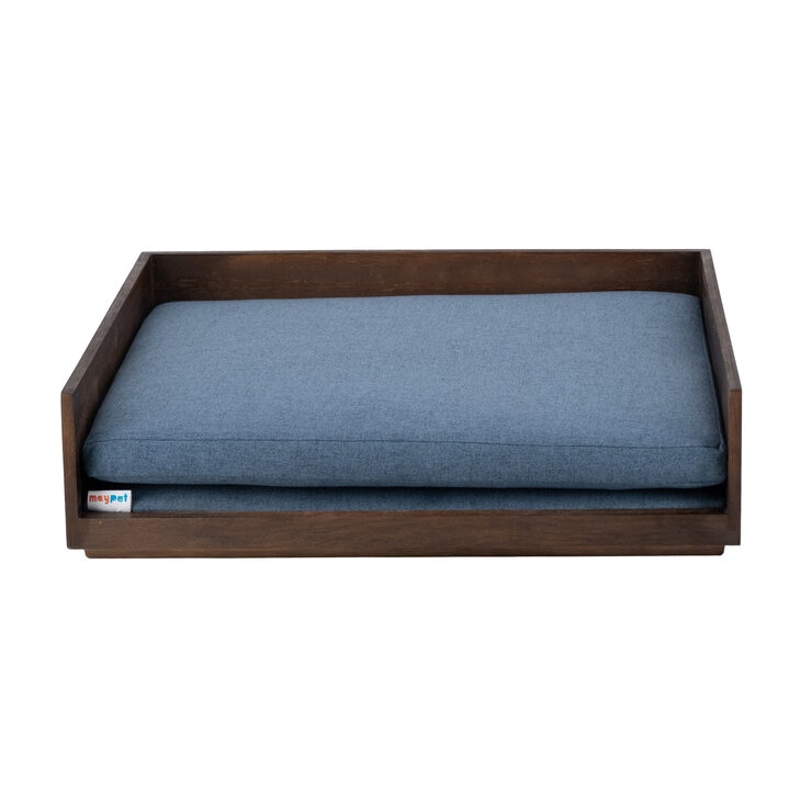 Maypet, Cama de Madera Tamaño Mediano para Perro, Varios Colores