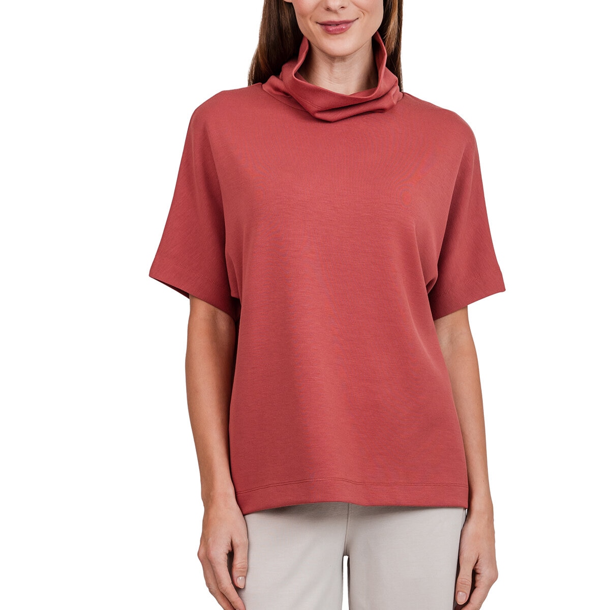 Kersh Blusa tejida para Dama Rojo Chica