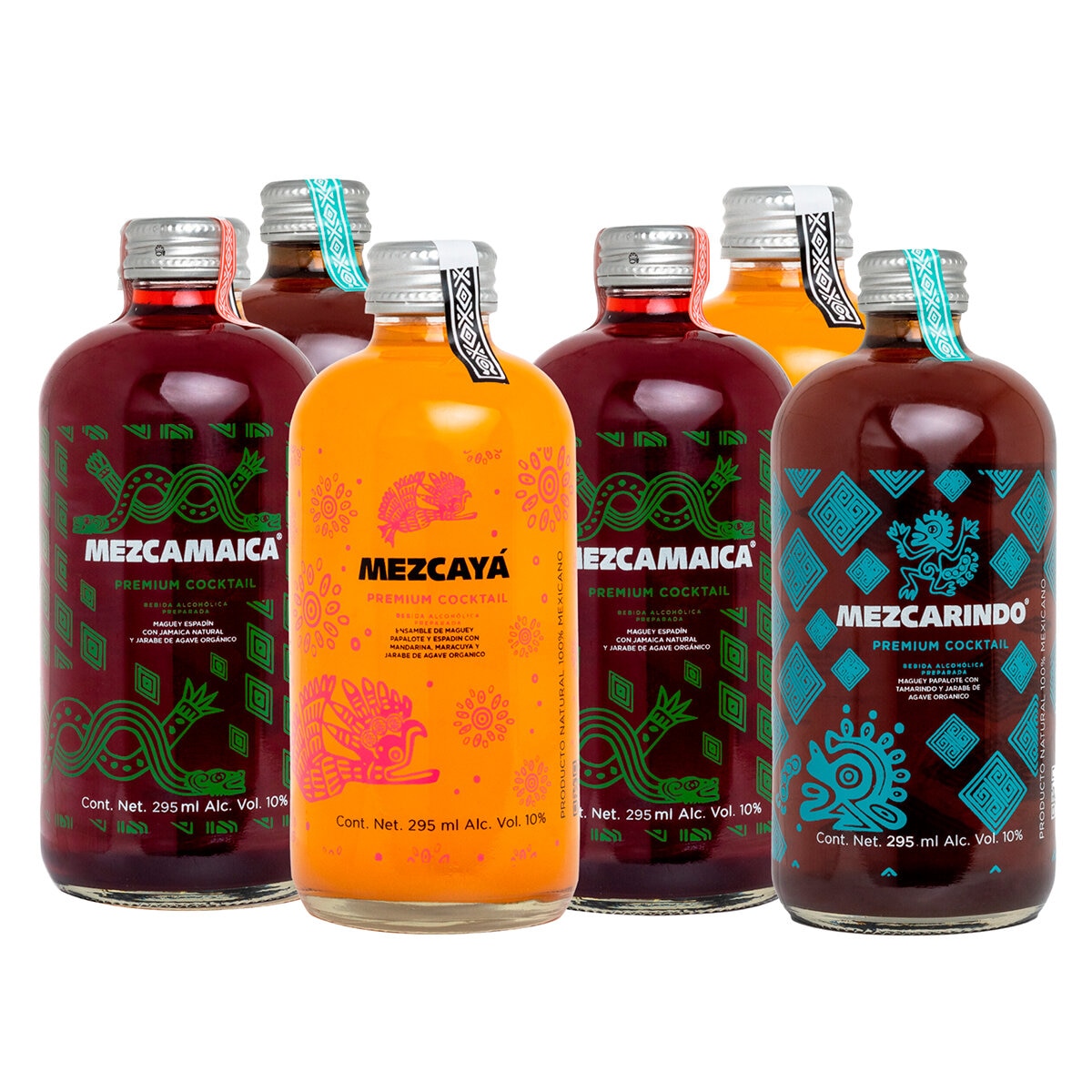 Coctel de Mezcal Saborizado Las Mezcas 6 de 295ml