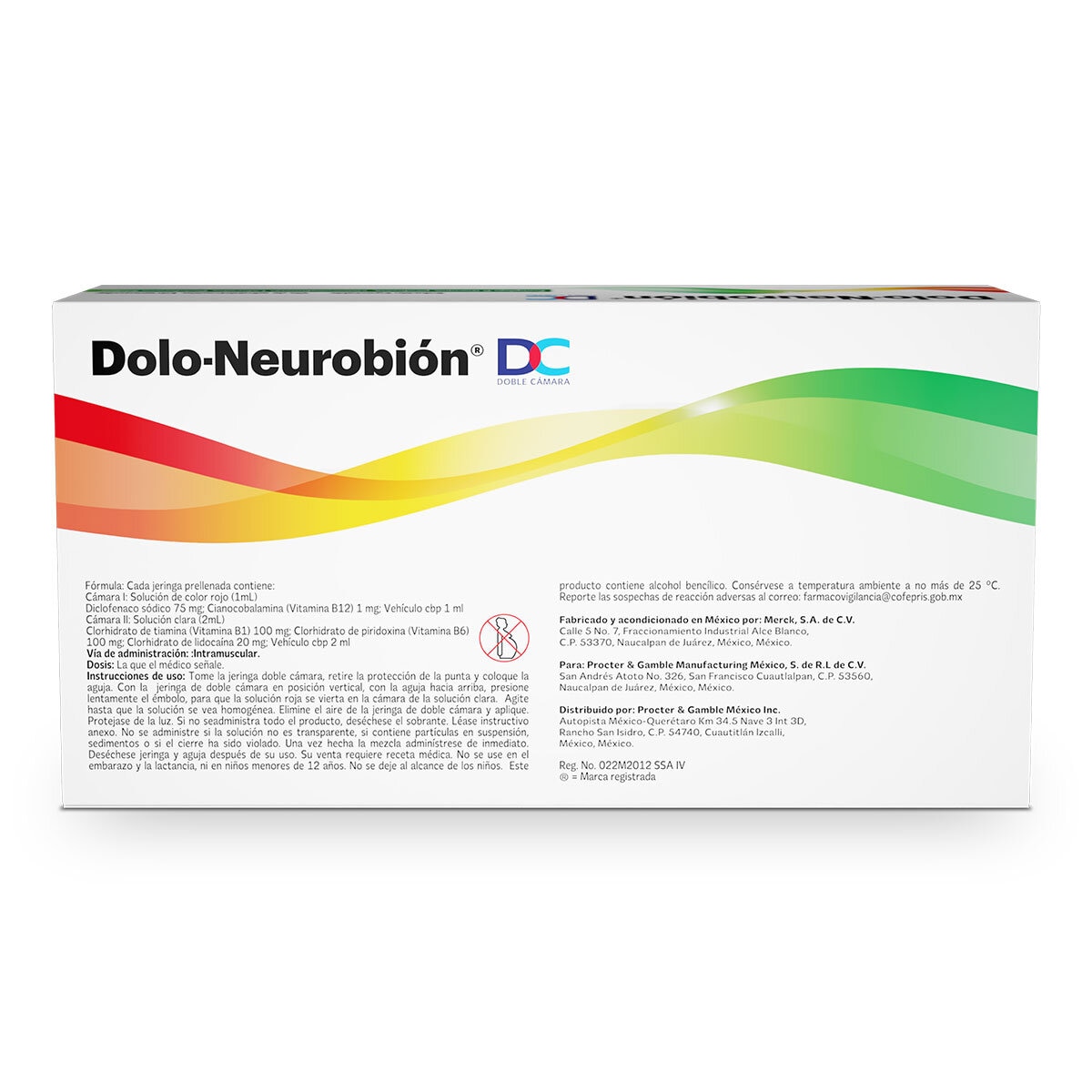 Dolo-Neurobión DC Solución Inyectable con 3 Jeringas Prellenadas de 3 ml