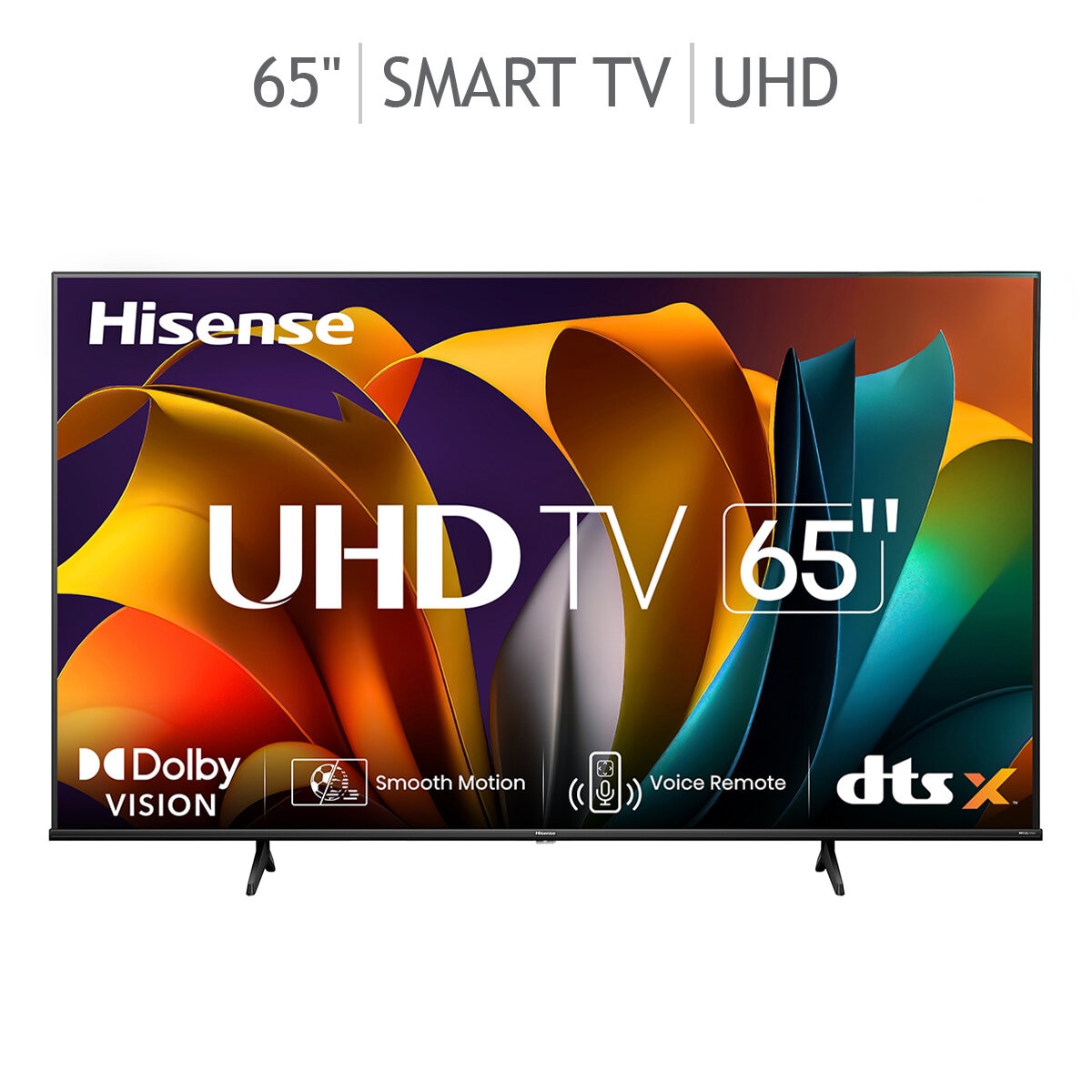Hisense Pantalla 65" 4K UHD Smart TV