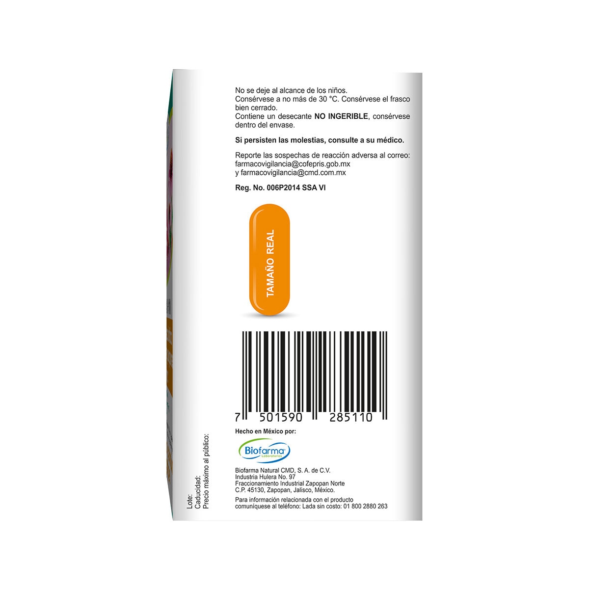 Regripax + VYM Ácido Ascórbico 300mg, Echinacea Purpurea 250mg , Zinc 16.40mg 2 de 30 cápsulas