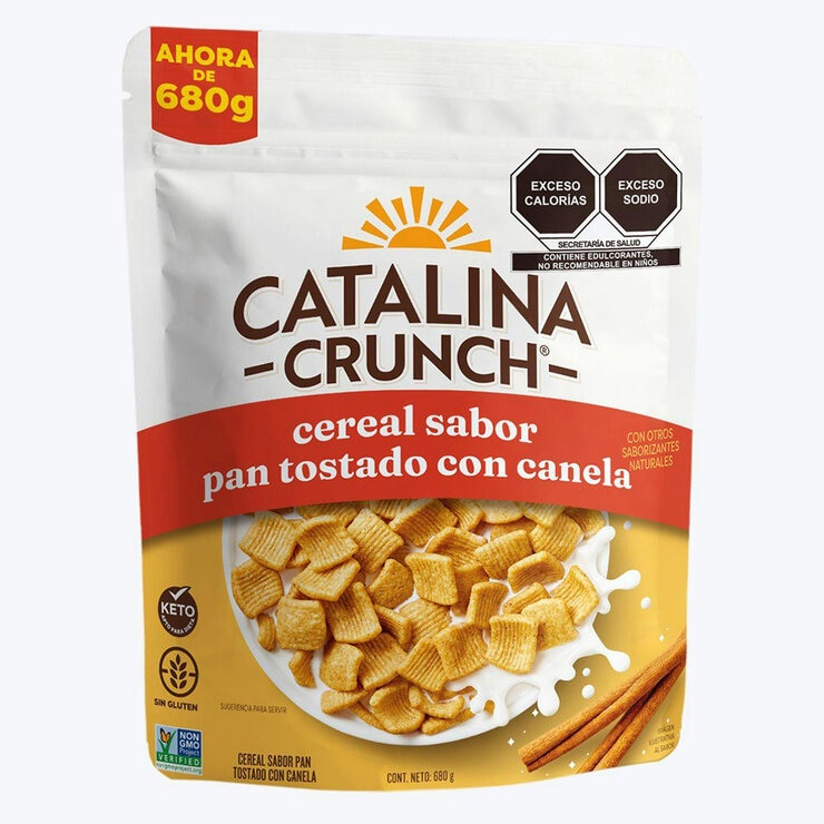 Catalina Crunch Cereal Sabor Pan Tostado con Canela 680 g Catalina Crunch Cereal Sabor Pan Tostado con Canela 680 g