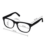Cloe VLE.51384.0BLK.56 Armazón Oftálmico