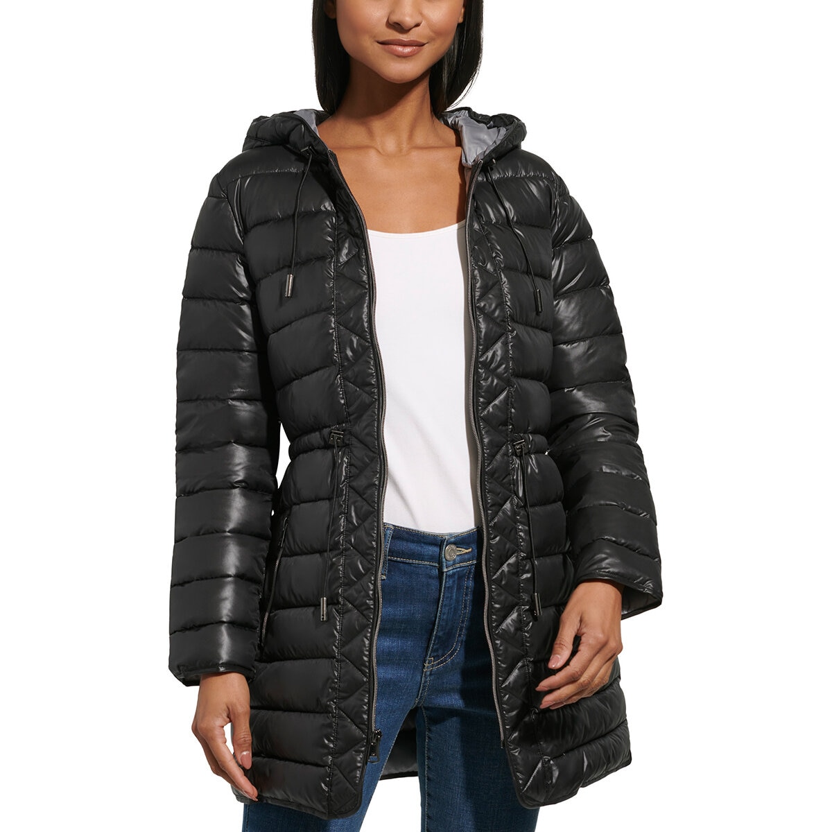 Kenneth Cole Chamarra para Dama Negro Chica