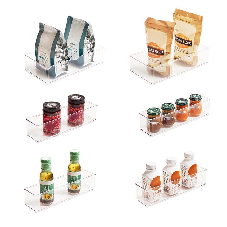 Clearly Set de Organizadores de Plástico, 6 Piezas