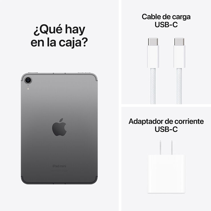 Apple iPad Mini (Wi-Fi + Cellular) 256GB Gris Espacial