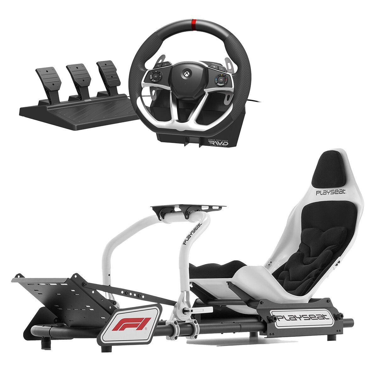 Bundle Playseat Asiento Instinct Edición F1 + Volante Hori DLX