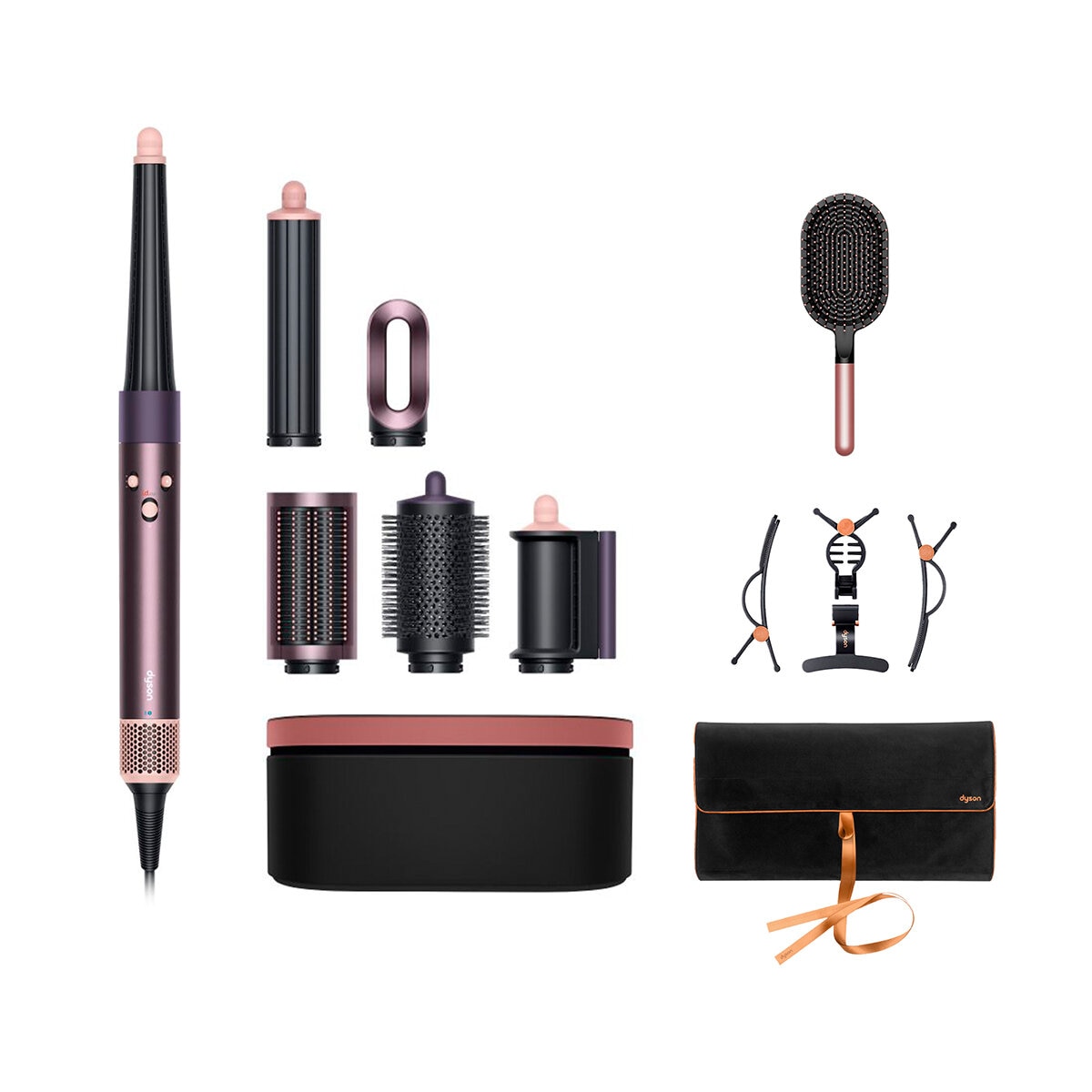 Dyson Airwrap ID Jasper incluye 5 accesorios adicional Set de pinzas, Estuche de viaje y Cepillo