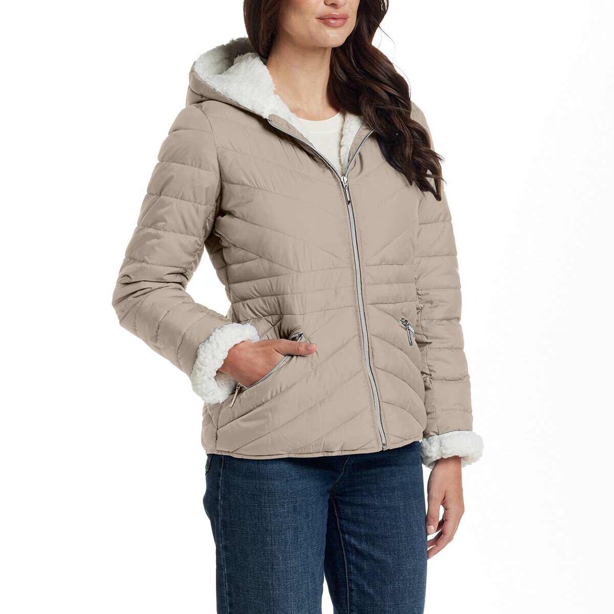 Weatherproof Chamarra para Dama Café Chica