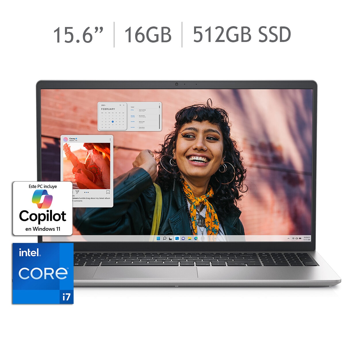 DELL Inspiron 3530 Laptop 15.6" Full HD Intel Core i7 16GB 512GB SSD