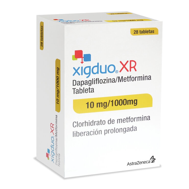 Xigduo XR 10mg/1000mg 28 tabletas