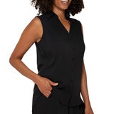 Mario Serrani Italy Blusa para Dama Negro Grande