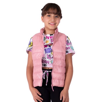 Alysh, Chaleco Color Rosa para Niña en Varias Tallas
