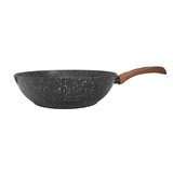 Westinghouse, Wok de 30 cm, Marmol Negro con Mango de Madera