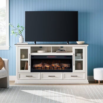 Tresanti, Consola de TV con Chimenea Eléctrica Tresanti, Consola de TV con Chimenea Eléctrica