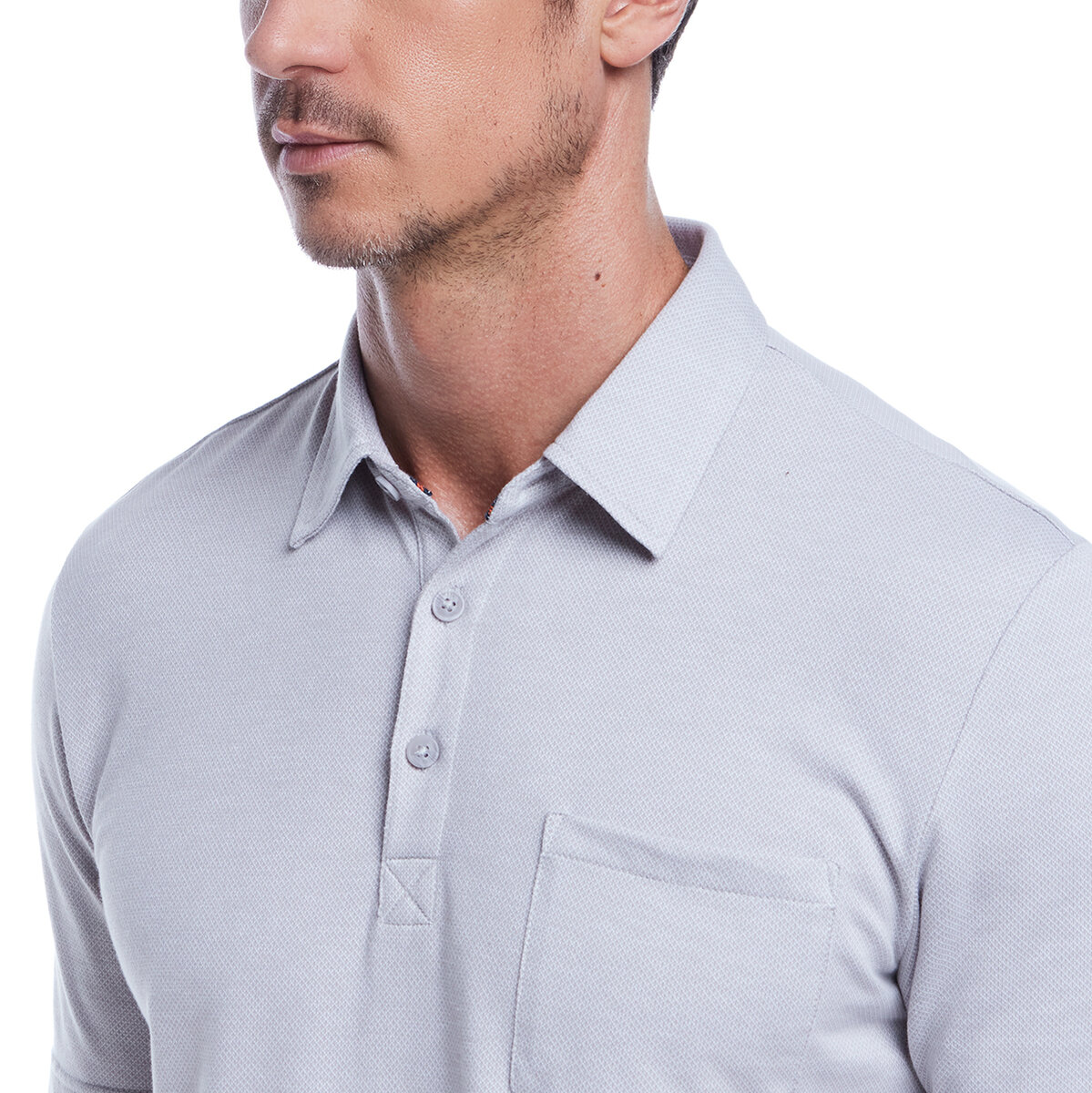 Weatherproof Vintage Polo para Caballero Gris Extra Grande