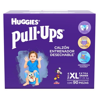 Pull-Ups Calzoncitos Entrenadores Etapa 6 90 pzas