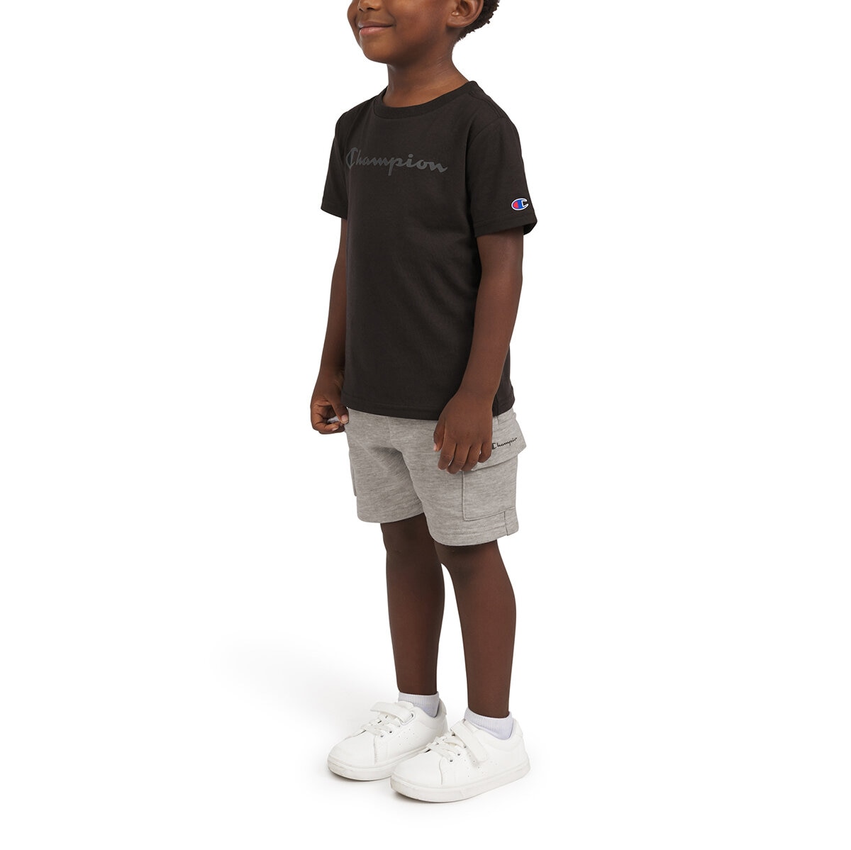 Champion Conjunto de 4 piezas para Niños y Niñas Rojo / Negro 6 Años