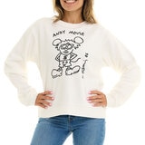 Keith Haring Sudadera para Dama Blanco EE Grande Keith Haring Sudadera para Dama Blanco EE Grande