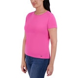 DKNY Playera para Dama Rosa Grande