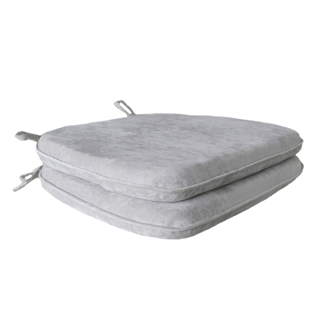 Sutton Place Juego de 2 Cojines para Silla Color Gris