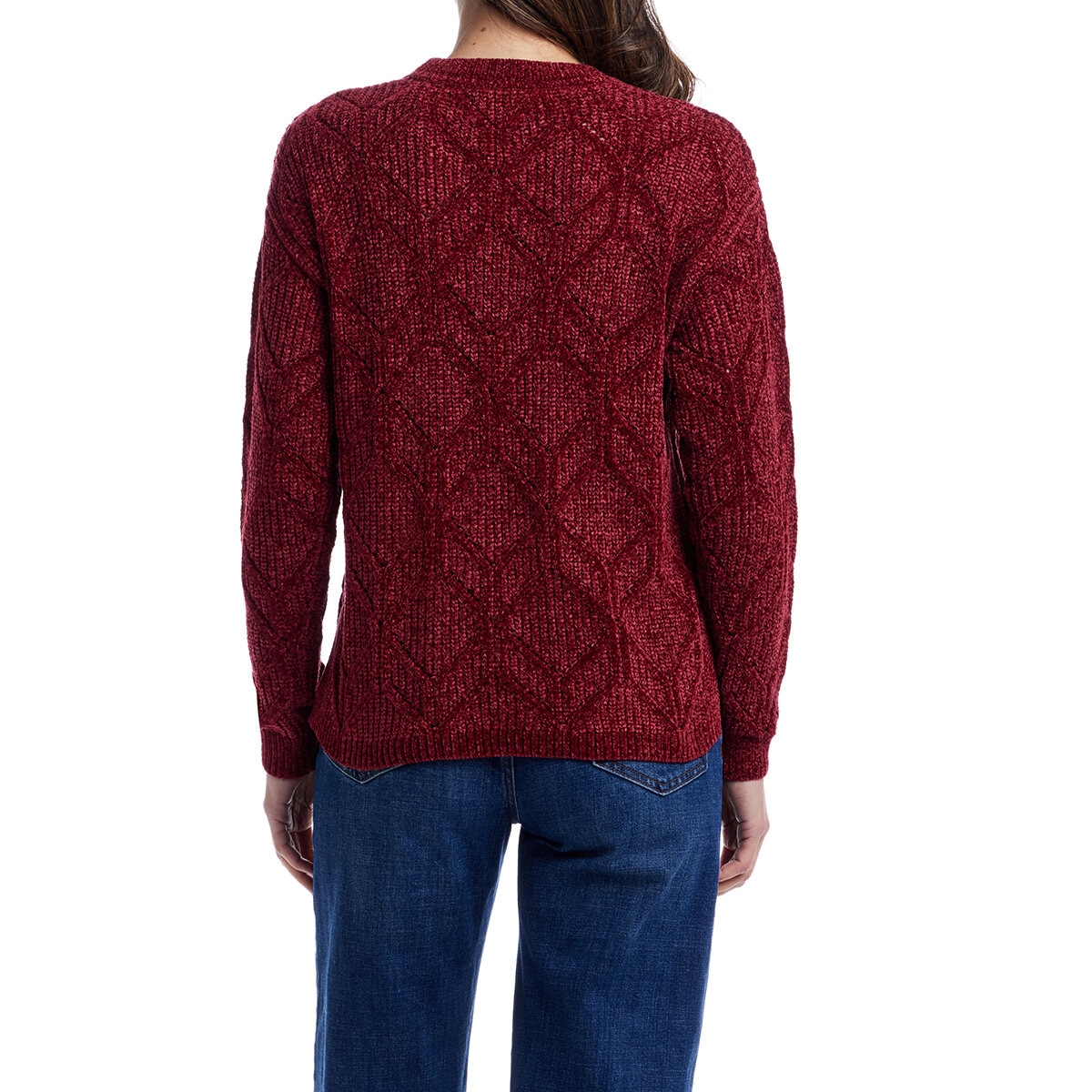 Weatherproof Vintage Suéter para Dama Rojo Mediana