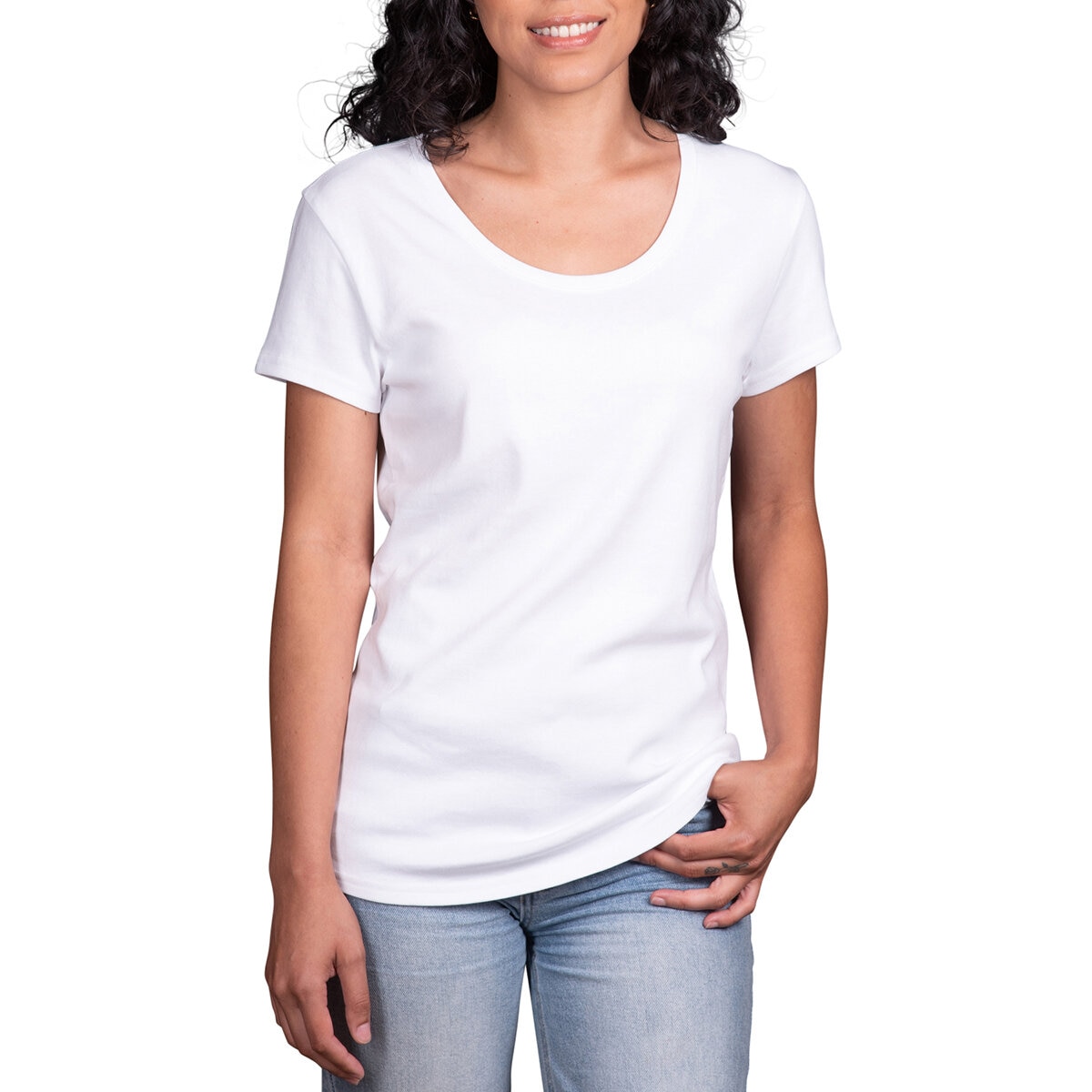 Kirkland Signature Playera para Dama Blanco Mediana