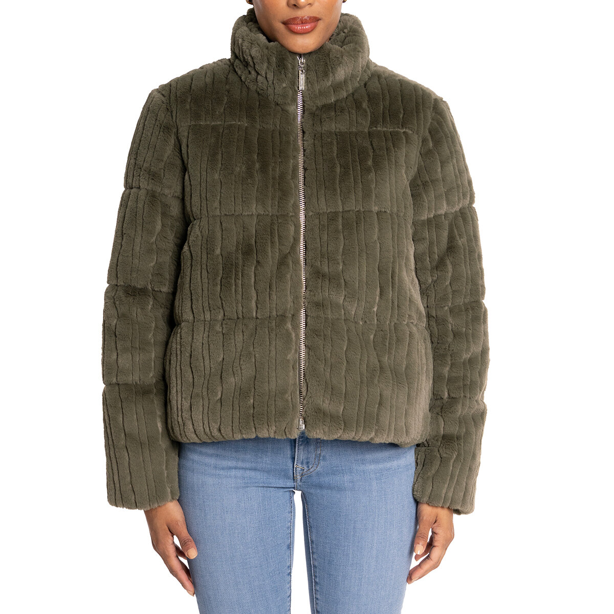 Bearpaw Chamarra para Dama Verde EE Grande