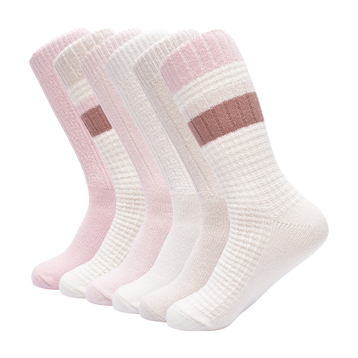 Lucky Brand Calcetines para Dama 6 pares Combo Blanco Unitalla
